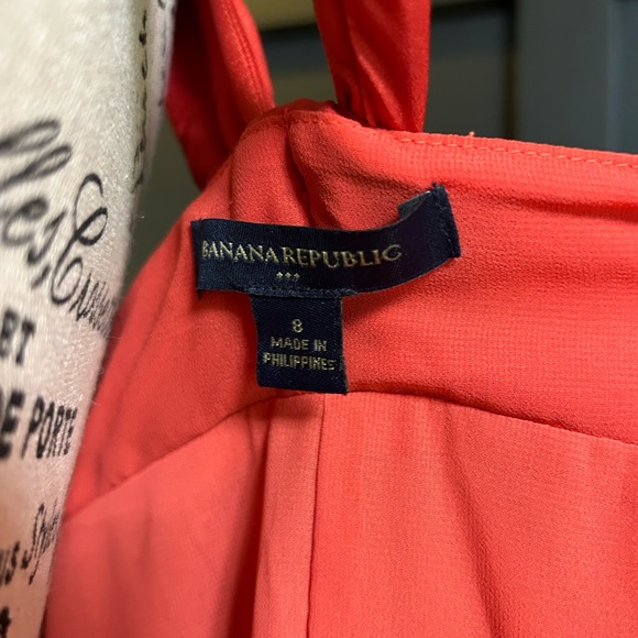 Banana Republic red silk dress - Picture 7 of 7